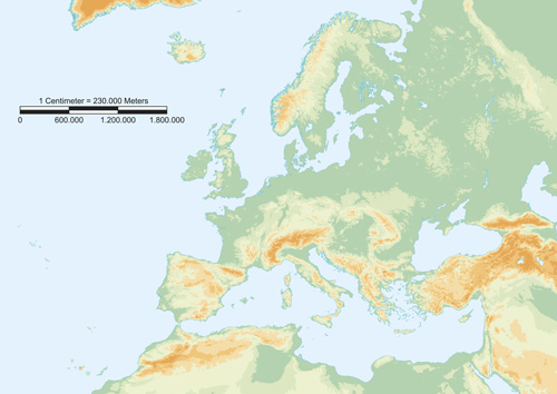 map Europe 