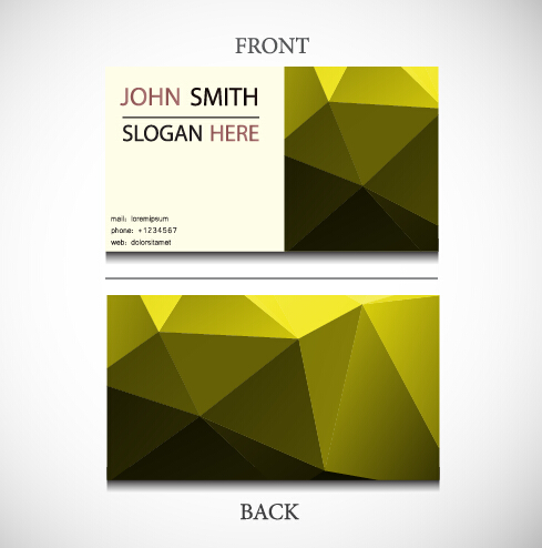 tern business cards vector design 03 Exquisite pattern business cards vector design 03