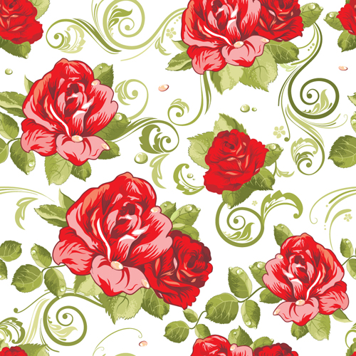 Beautiful flowers vector 02
