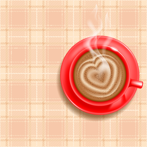 Hot coffee Vector 03