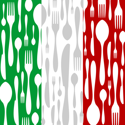 Retro Italian Menu design vector set 04