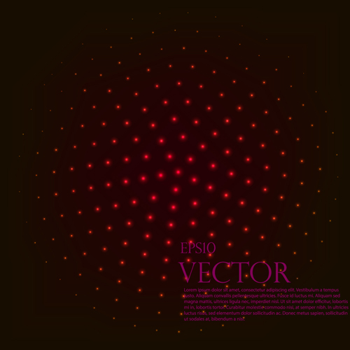 Light dot tech background vector 03