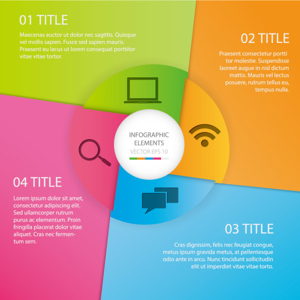 Media communication infographic vector