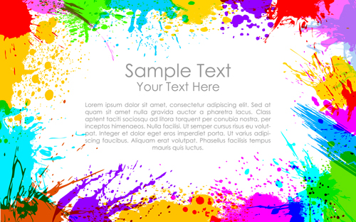 Happy holi Paints backgrounds 04