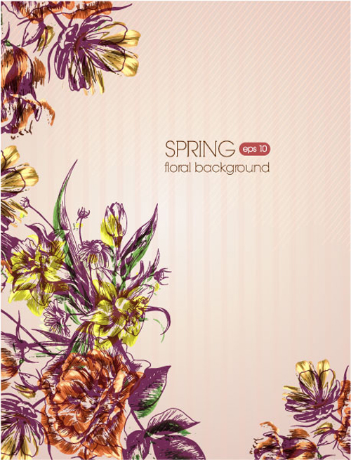 vector background floral background floral 