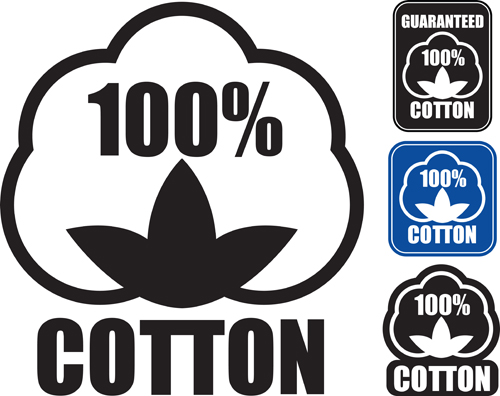 100% cotton premium quality labels vector 01 100% cotton premium quality labels vector 01
