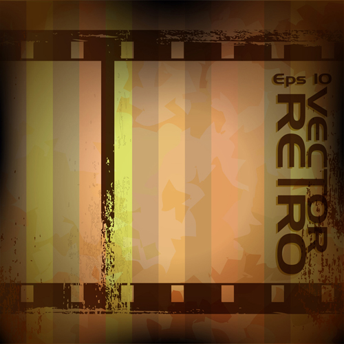Set of retro Grunge background vector 04