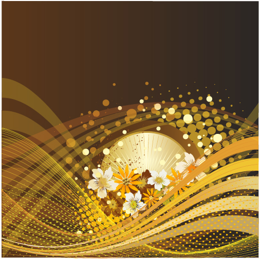 Flowers line background art Flowers line background art