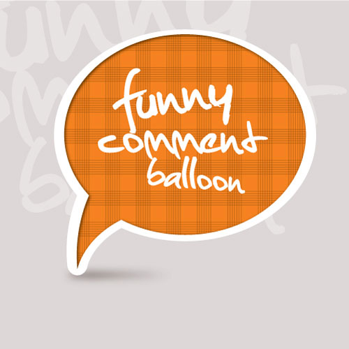 Set of funny Speech Bubbles vector 03