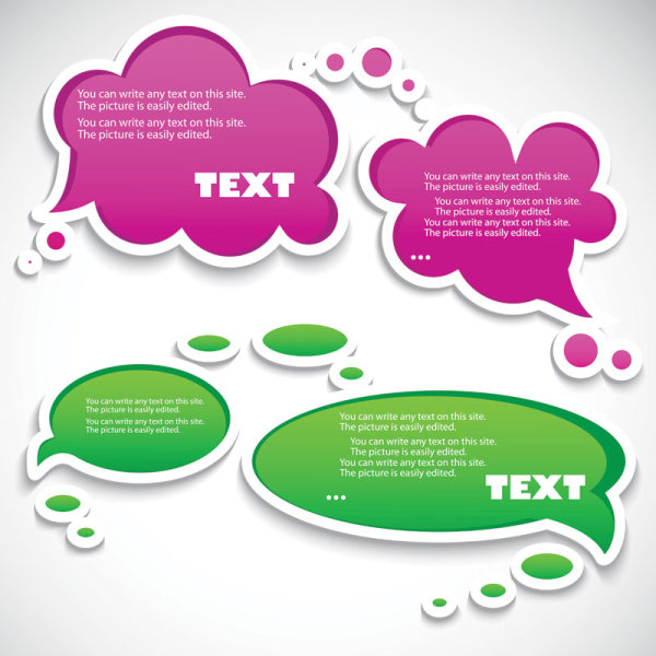 Hollow Clouds vector label 02