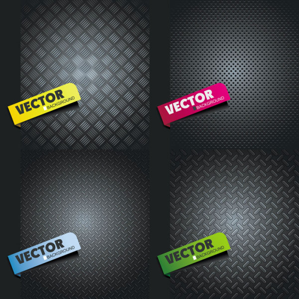 Metal Board vector background