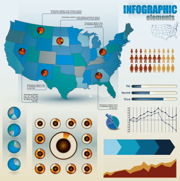 infographics elements element economy 