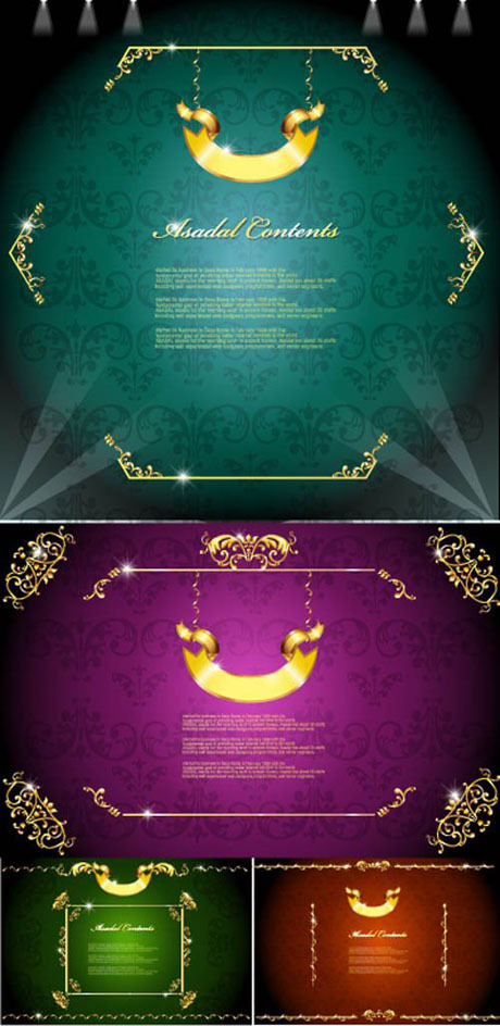 Ornate classic decorative frame vector