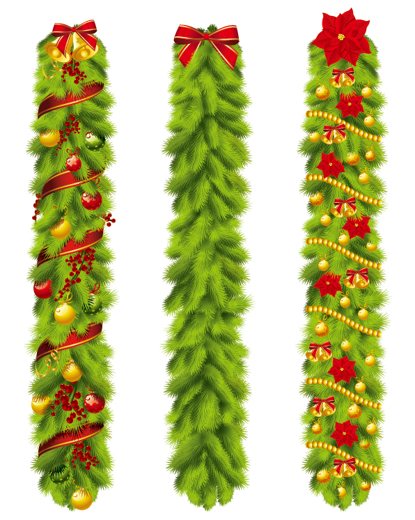 Creative Christmas design elements vector material 08
