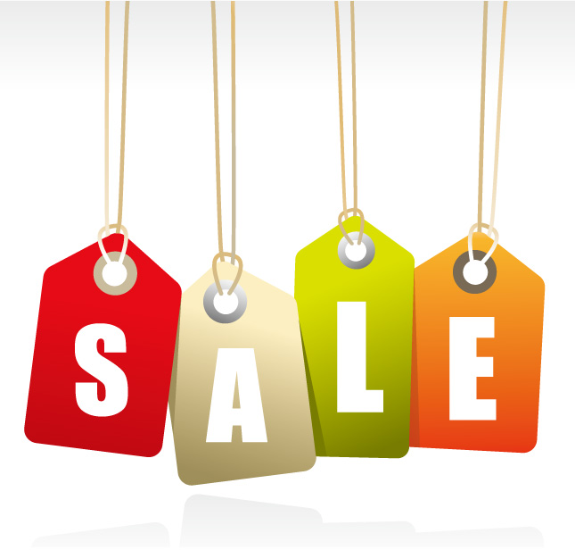 Colored Sale tag