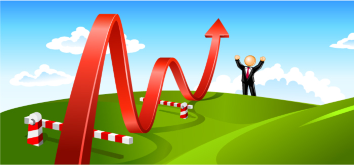 Career barriers design vector