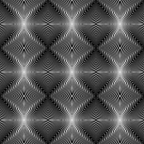 Black with white abstract seamless pattern vector set 19