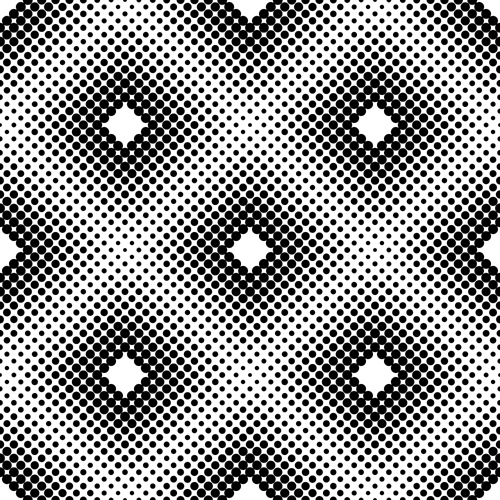 Black with white abstract seamless pattern vector set 27