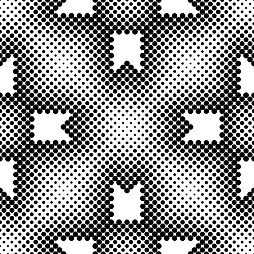 Black with white abstract seamless pattern vector set 28