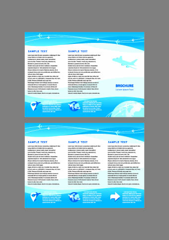 flyer fly cover brochures brochure abstract 