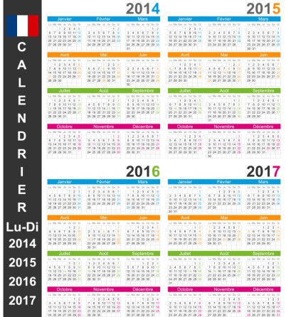 Calendar 2014 vector huge collection 26