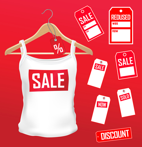 Different Clothes elements vector 03