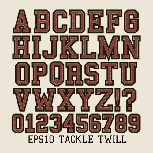Creative Alphabets design vector set 18