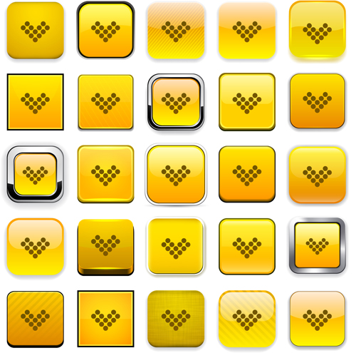 Creative arrows icons vectors pack set 03