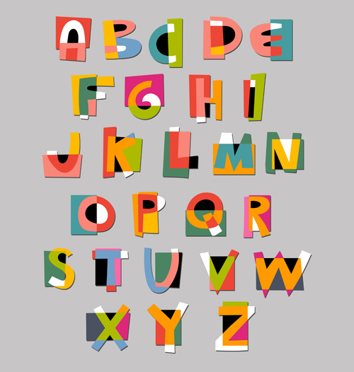 tiling creative alphabet 
