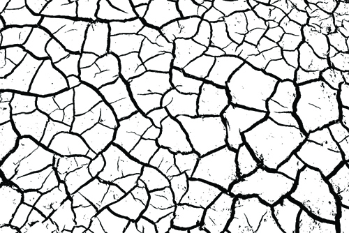 Set of Dry Land pattern design vector graphic 03