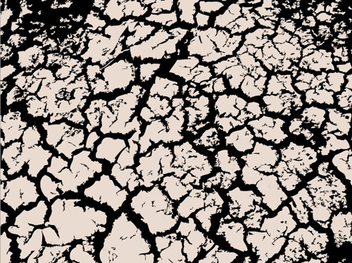 Set of Dry Land pattern design vector graphic 05