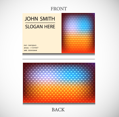 tern business cards vector design 05 Exquisite pattern business cards vector design 05