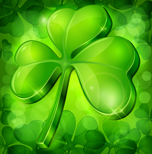 Happy St Patricks Day vector material set 02