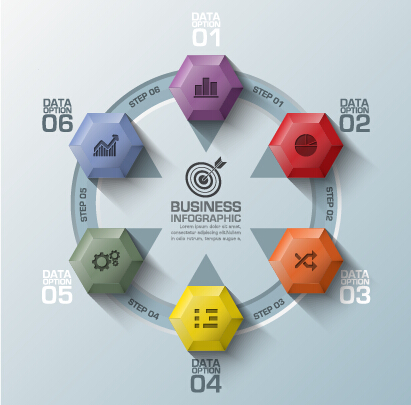 Learning with education infographic elements vector 01