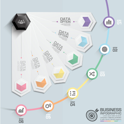 Learning with education infographic elements vector 02