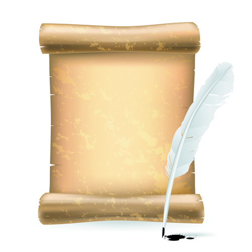 Paper Scrolls vector 04
