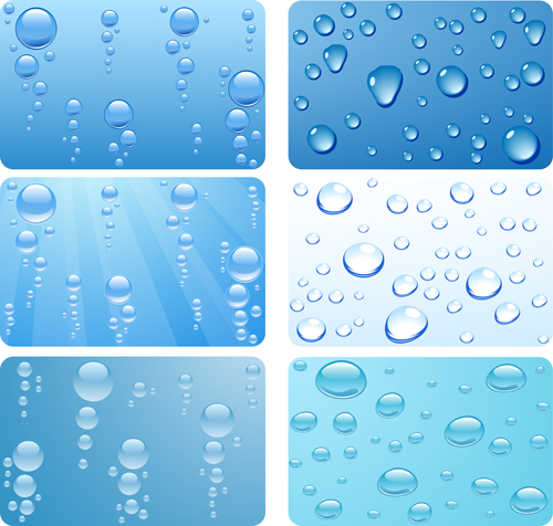 water drop water vector background realistic background material background 