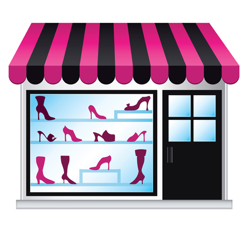Hand drawing Stylish shopping elements vector set 05