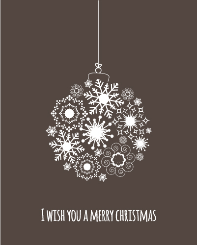 snow merry christmas christmas baubles background 
