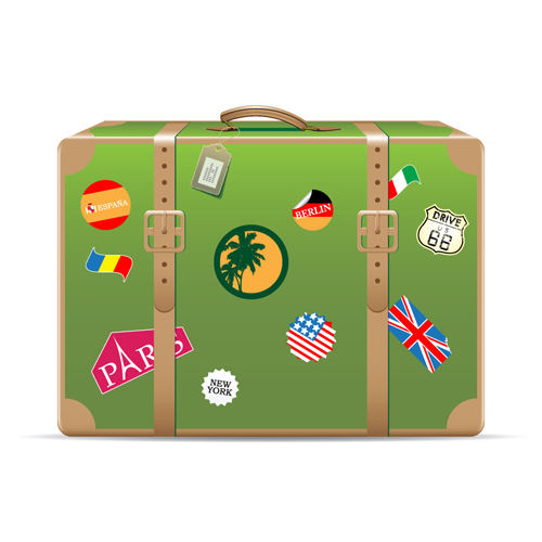 Travel bags travel illustration 