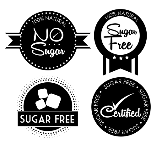 sugar labels design 