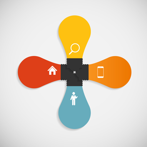 Web infographics design elements vector