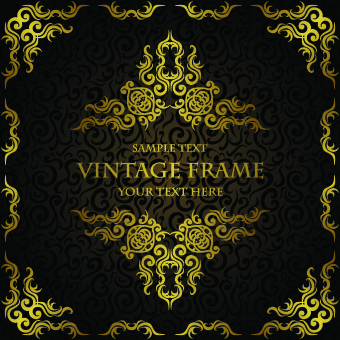 vector graphics vector graphic luxury golden frame 