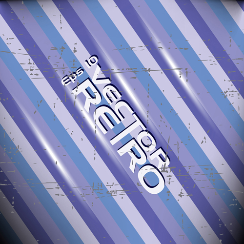 Set of retro Grunge background vector 01