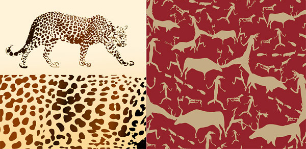 The leopard leopard abstract animal background 