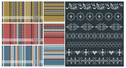 variety Border design vector