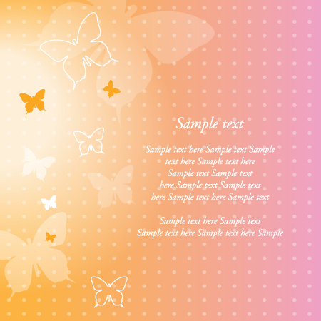Dream butterfly background