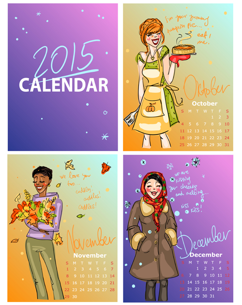 material girls calendar 2015 