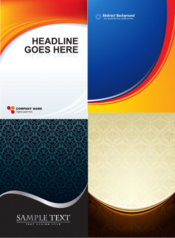 dynamic lines background vector