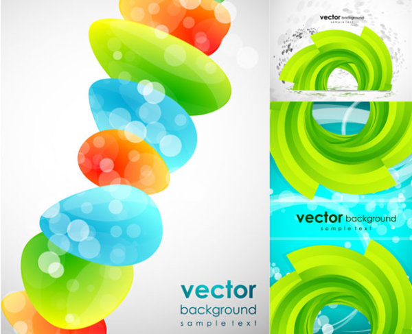Fresh and creative background vector